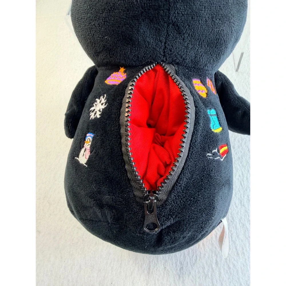 Buckle Toy Pippi Penguin Sensory Plush Learning Toy Numbers Zipper Fine Motor